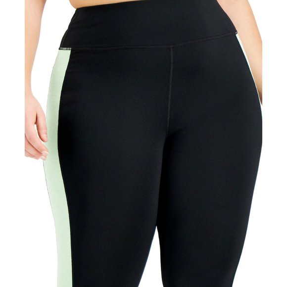ID Ideology Women Colorblocked Active Capri Legging Pants Plus 1X | 2X | 3X | 4X - Picture 3 of 9